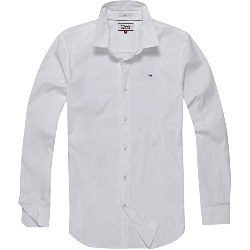 Tommy Hilfiger Koszulki L/S/tkane topy klasyczna biel, Klasyczny Biały, XXS