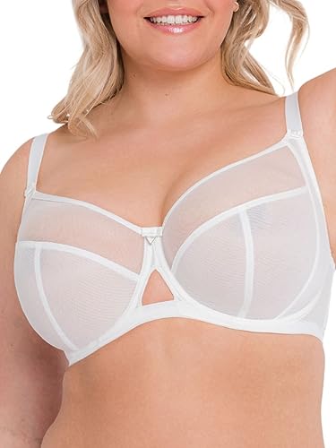 Curvy Kate Damski biustonosz balkonetka, biały, 65F