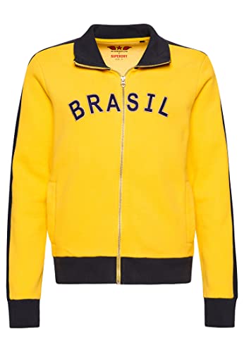 Superdry RS Football Brazil Track Top W2012056A Springs 14 Kobieta Żółty, Żółte sprężyny, 40