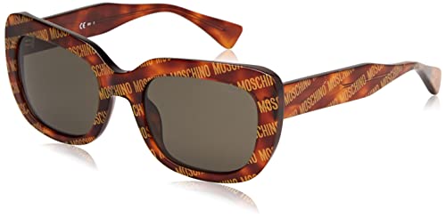MOSCHINO MOS132/S, okulary, Havana Pattern, 53 damskie, Havana Pattern, 53