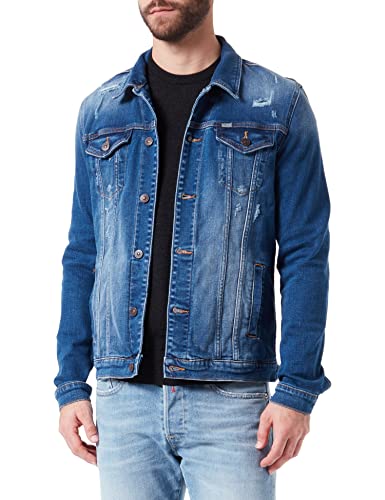 LTB Jeans Męska kurtka jeansowa Santino, Wayra Wash 53948, L