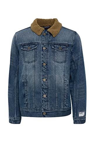 Blend Męska kurtka dżinsowa, 200291 denim Middle Blue, 3XL