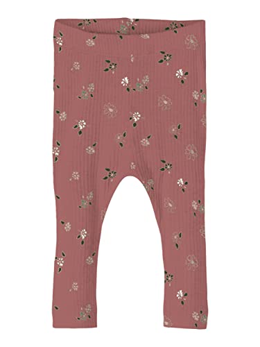 Bestseller A/s Legginsy NBFOSHA, Light Mahogany, 62 cm