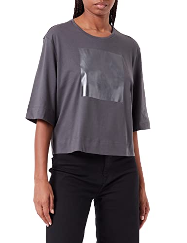 Sisley T-shirt damski, Ciemnoszary 0h7, S