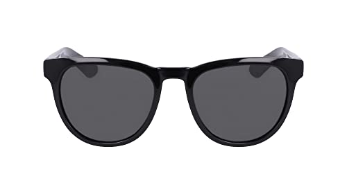 DRAGON Kaj okulary przeciwsłoneczne, błyszczące czarne z soczewkami dymnymi Lumalens, jeden rozmiar, Błyszcząca czerń z soczewkami Lumalens Smoke, rozmiar uniwersalny