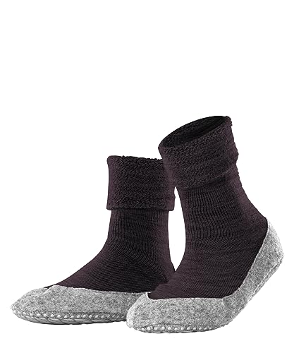 FALKE Kobiety Kapcie Cosyshoe W HP Wełna z wypustkami na podeszwie 1 Para, Czerwony (Winetasting 8546), 41-42