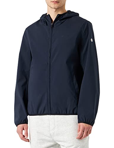 Champion Męska kurtka z kapturem Legacy Outdoor miękka poliestrowa tkana kurtka z kapturem, granatowy, M