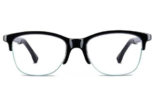 NANO Falcon Okulary Unisex dla dzieci, Czarny Kryształ/Zielony, 50/18