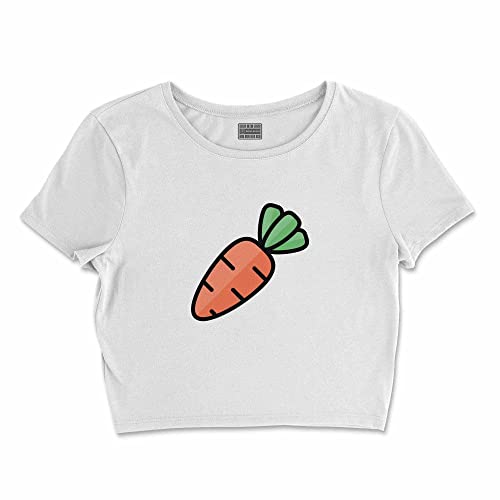 Bona Basics, Damski T-shirt basic, z nadrukiem cyfrowym, 100 bawełny, biały, swobodny, damski top, rozmiar: L, biały, L Krótki
