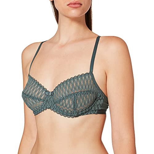 Triumph Aura Spotlight W biustonosz z fiszbinami Kobiety , Smoky Green , 75C