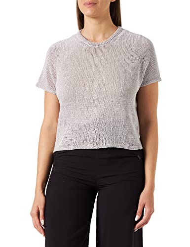 s.Oliver BLACK LABEL Damski sweter z krótkim rękawem, brązowy, S, brązowy, S