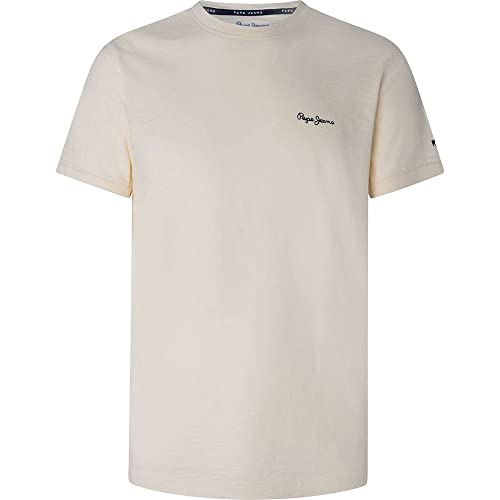 Pepe Jeans Thane Crew t-shirt męski, 804ivory, XS