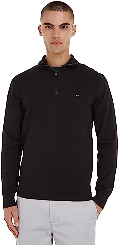 Tommy Hilfiger Sweter męski, Czarny, XS