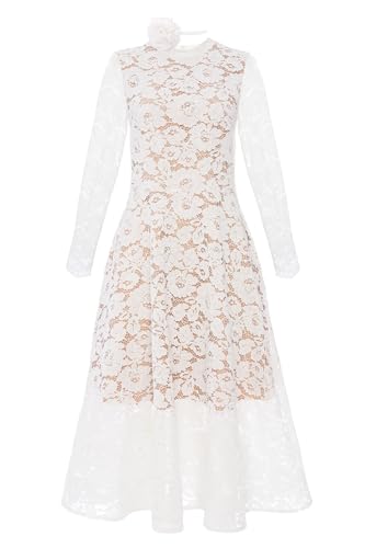 Swing Fashion Damska sukienka koktajlowa Elena_biala, biały, 36