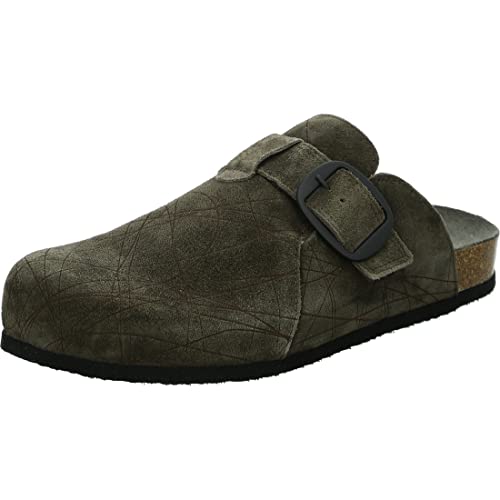 Think! Męskie kapcie Wolfi_3-000292 zrównoważone pantofle chodakowe, 7020 Slate/Kombi, 46 EU