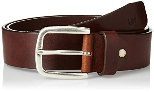 Lee Lee Belt męski pasek, brązowy (Dark Brown 24)