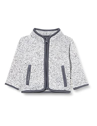 Playshoes Unisex dziecięca kurtka polarowa, szary, 74