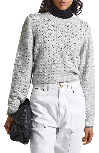 Pepe Jeans Koszulka damska Emily, Szary (jasnoszary Marl), S