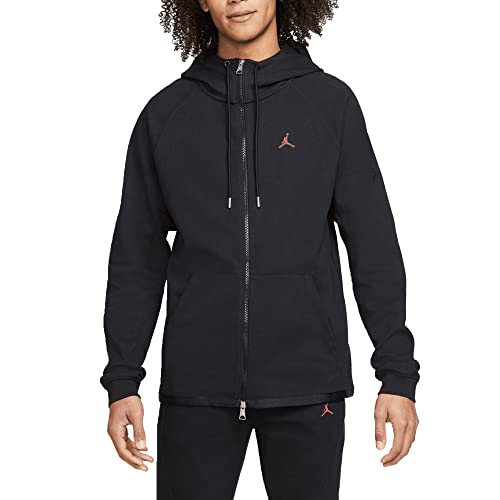 Nike DJ0886-010 M J ESS WARMUP kurtka męska BLACK/GYM RED 2XL