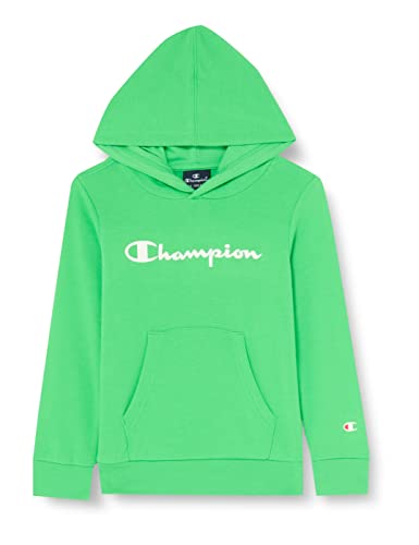 Champion Bluza chłopięca Legacy American Classics-Ultra Light Powerblend Terry Logo Hooded, jasnozielony, 3-4 Lat