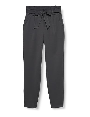 Bestseller A/S Damskie spodnie VMLUCCAEVA HR Paperbag Pant GA NOOS, Grey Pinstripe, M/34, Grey Pinstripe, (M) W / 34L