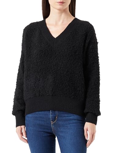 Sookie Damski sweter z dzianiny, czarny, XL-XXL