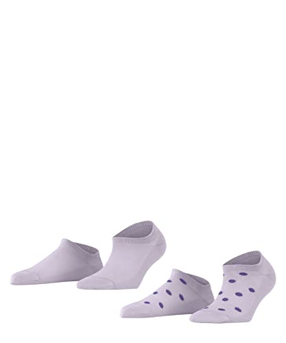 ESPRIT Kobiety Skarpety do trampek Mesh Dot 2-Pack W SN Bawełna krótkie z wzorem 2 Pak, Różowy (Anemone 6790), 39-42