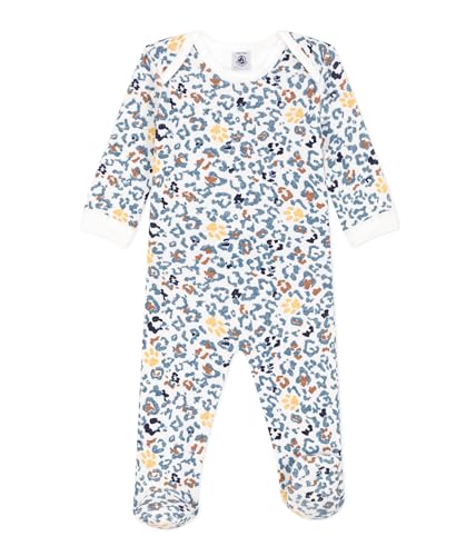Petit Bateau Unisex Baby Sleep GUT MAR/MU3M, Marshmallow/Multico, 6 miesi?cy