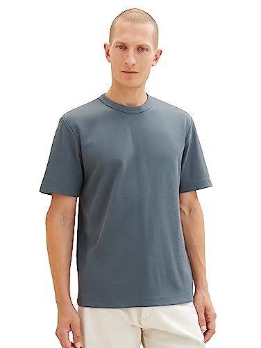 TOM TAILOR T-shirt męski, 32506 - Dusty Dark Teal, M