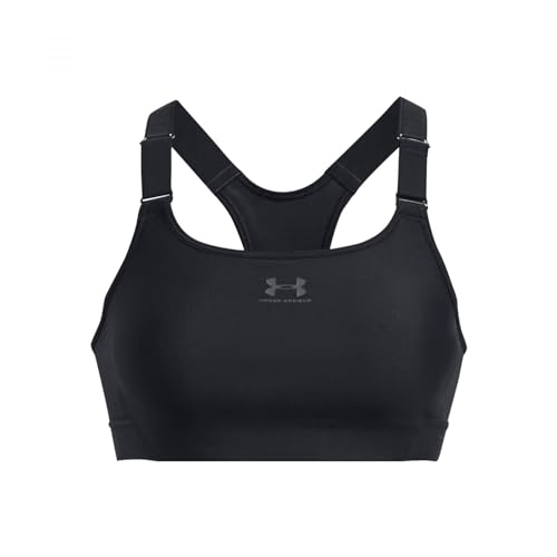 Under Armour Damski biustonosz sportowy Ua Hg High, Czarny / / Jet Gray, XS
