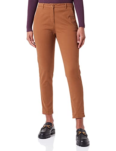 Sisley Damskie spodnie 4AI655AH6, spodnie, brązowe, 11Q, 38 (DE)