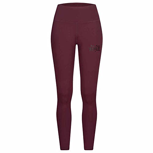 BENLEE Legginsy damskie Maribel Oxblood/czarne, M, Oxblood/Black, M