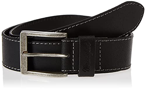 Wrangler Pasek męski, Czarny, 95 cm