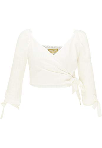 swirlie Damski top koronkowy 77133951, biały, XS, biały, XS