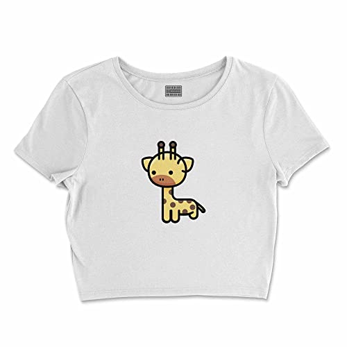 Bona Basics, Koszulka damska z nadrukiem cyfrowym,%100 bawełna, biała, casualowa, topy damskie, rozmiar: L, biały, L Krótki