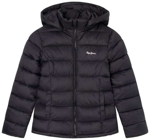 Pepe Jeans Simone Short Jacket dla dziewczynek, Czarny (czarny), 8 lat