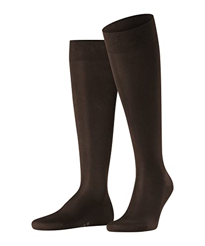 FALKE Mężczyźni Podkolanówki Tiago M KH Organiczna Bawełna długie jednokolorowe 1 Para, Brązowy (Brown 5930), 47-48