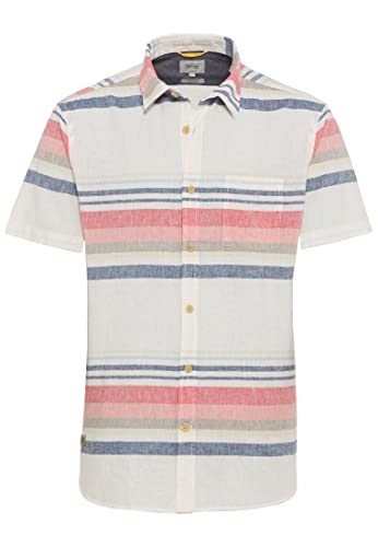 camel active Koszula męska 409231/1S41, kremowa, XXL, kremowy, XXL