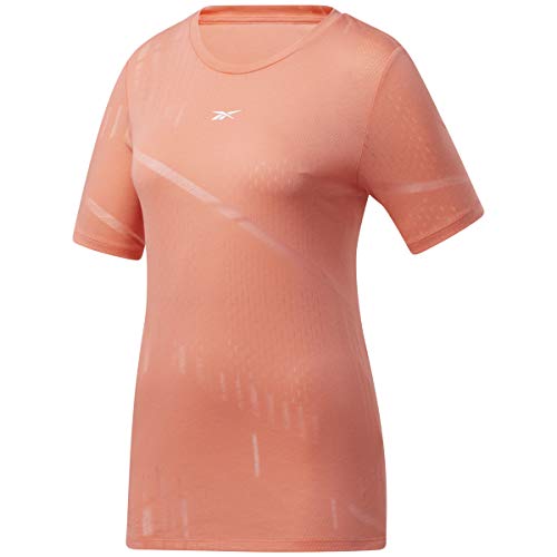 Reebok Damska koszulka TS Burnout w podkoszulku, pomarańczowa, M