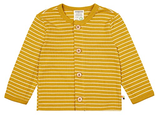 loud + proud Unisex Derby Rib, kurtka z certyfikatem GOTS, Curry, 98/104