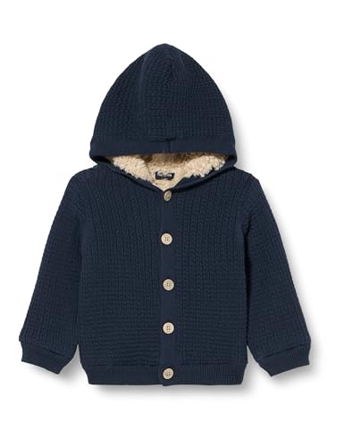 Noppies Baby Chłopięcy kardigan Takoma z długim rękawem, Black Iris - P554, 68