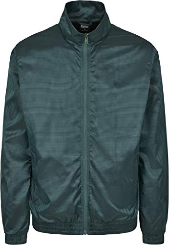 Urban Classics Męska kurtka sportowa żakardowa, zielony (Bottle Green 02245), S