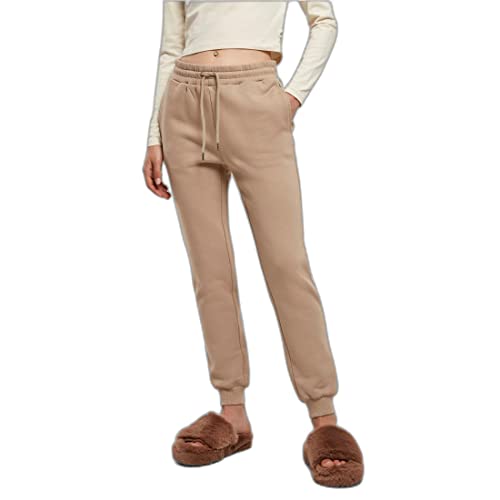 Damskie spodnie dresowe Urban Classics, Kolor: Szarobrązowy, 4XL