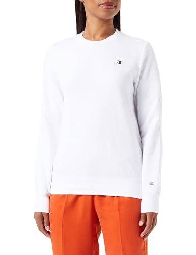 Champion Legacy Basics W-Light Powerblend Fleece Crewneck Bluza Damska, Biały, S