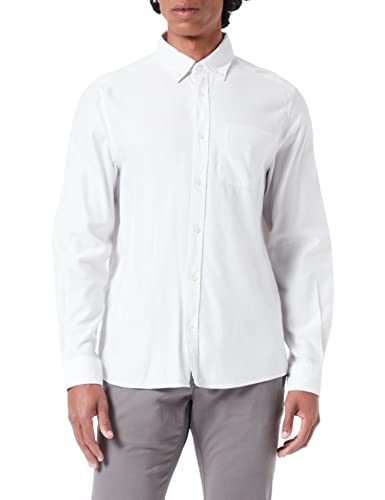 s.Oliver Męska koszula z kołnierzem Under Button Down, szary, S