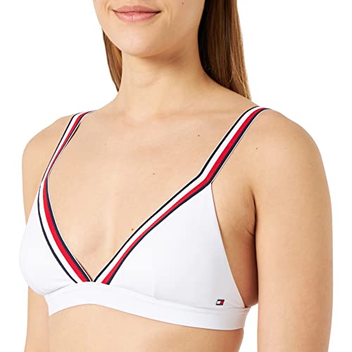 Tommy Hilfiger Damskie trójkątne biustonosze RP, białe, S, biały, S