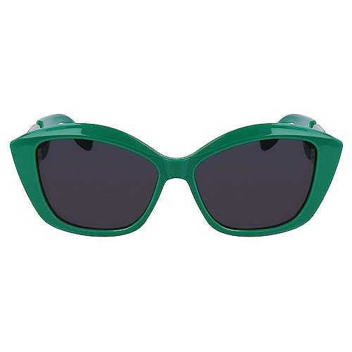 KARL LAGERFELD KL6102S Okulary, Green, 56/15/140 damskie, Zielony, 56/15/140