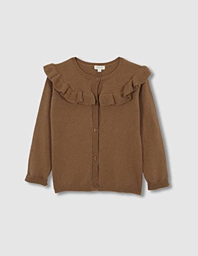 Gocco Dziewczęca kurtka polo, z falbanką, 11-12 lat, Wielbłądzi, 11-12 lat