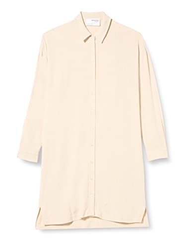 Bestseller A/S Damska koszula Slfviva-Tonia Long Linen Shirt B, Sandshell, 40