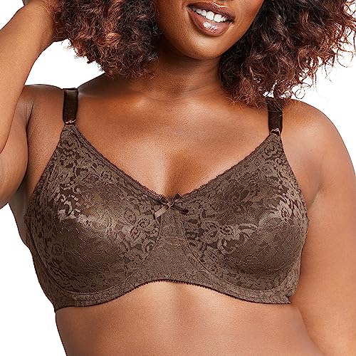 Bali Damski biustonosz koronkowy 'N Smooth Full Cover Bra